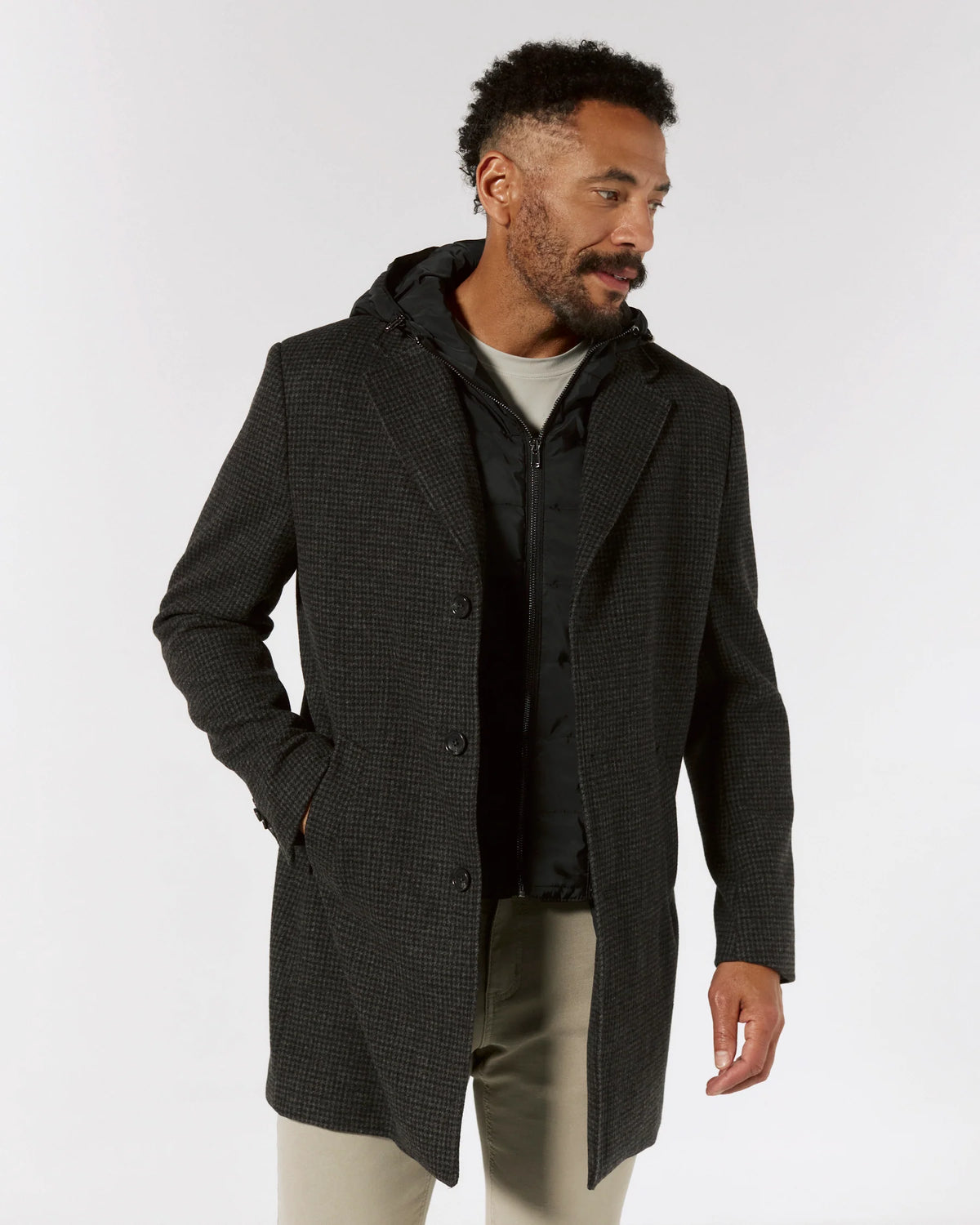 The Midtown Overcoat- Charcoal