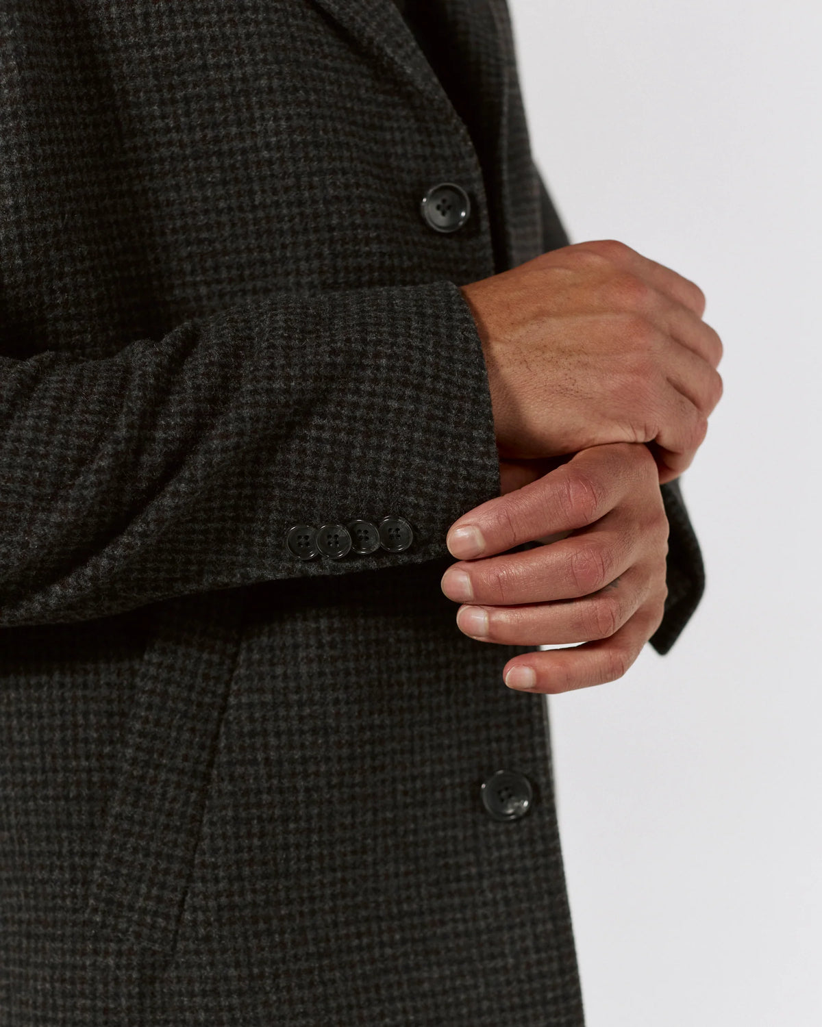 The Midtown Overcoat- Charcoal