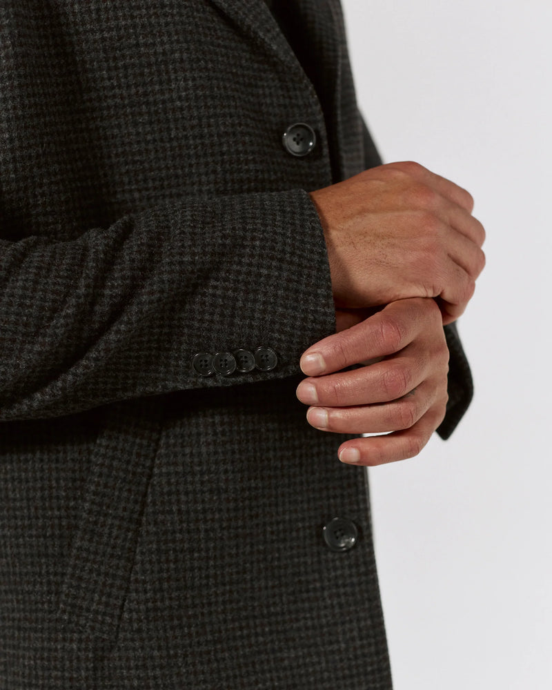 The Midtown Overcoat- Charcoal