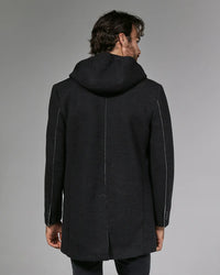 Midtown Over Coat-Black-7 Diamonds