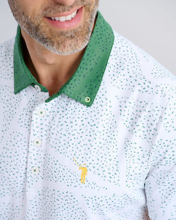 Just A Trim Polo - White