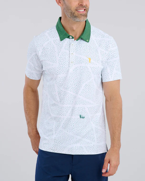 Just A Trim Polo - White