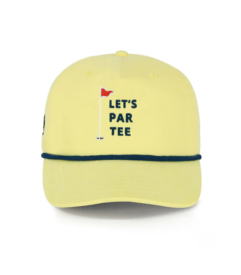 Let's Par Tee-Yellow-Dad Brand