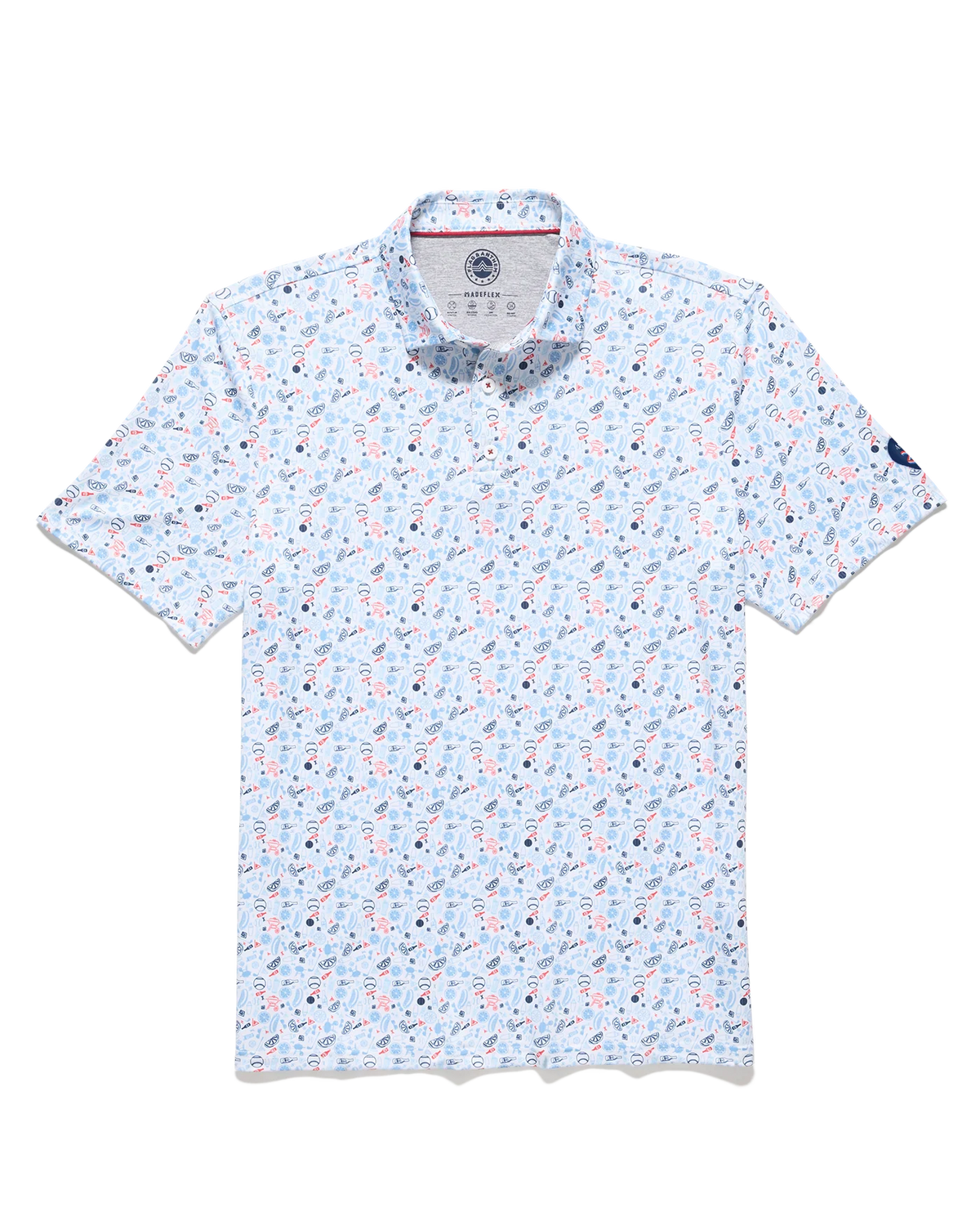 MVP Polo - White BBQ Combo