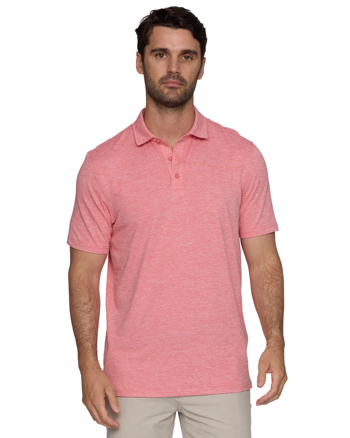 Elite Perf. Polo - Red Heather