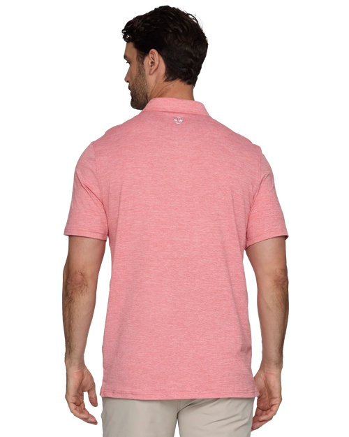 Elite Perf. Polo - Red Heather