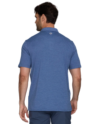 Elite Perf. Polo - Blue Heather