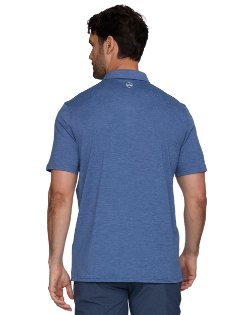 Elite Perf. Polo - Blue Heather