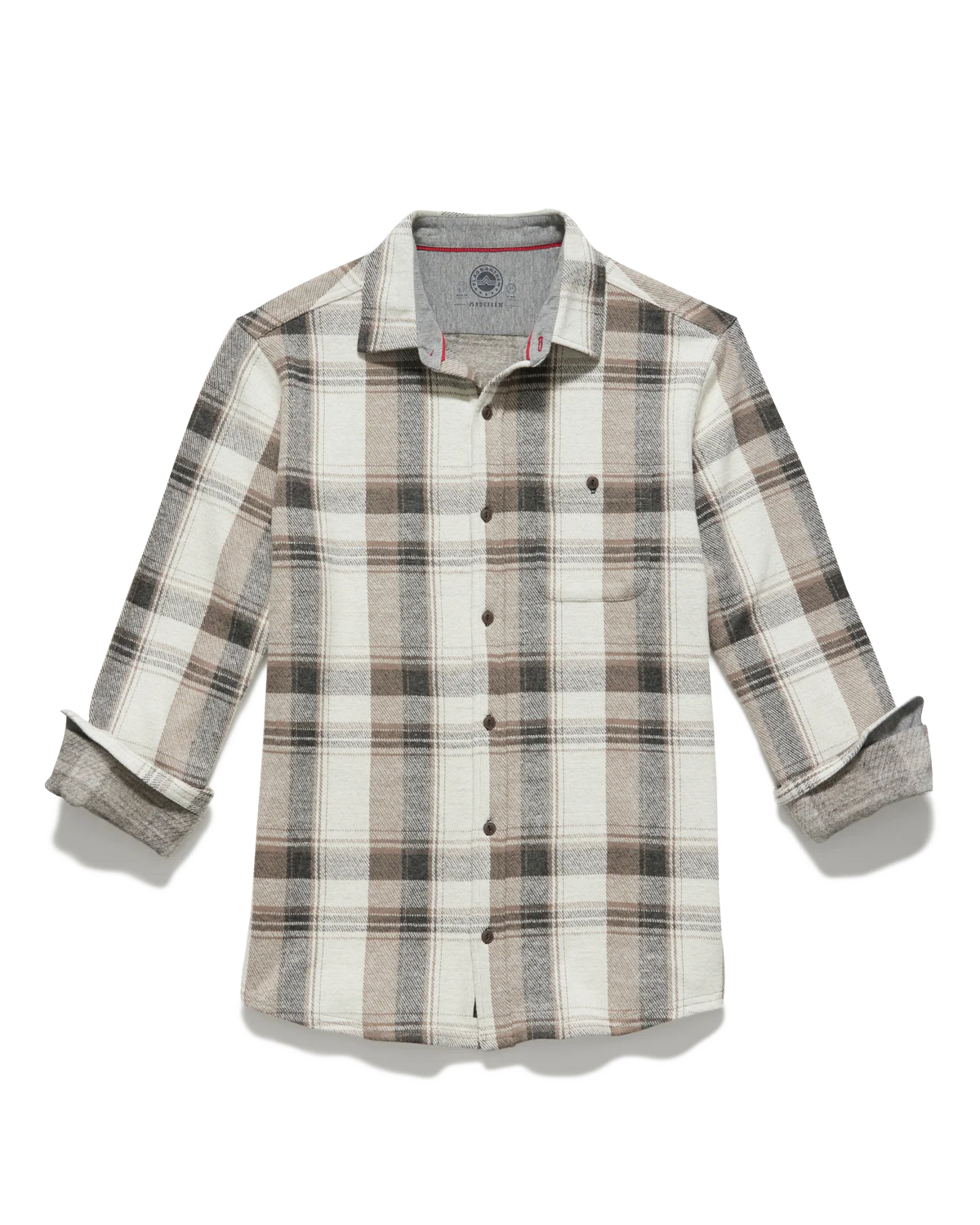 F&A - Flannel Charcoal Cream