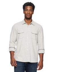 Hero Stretch Flannel - Light Grey