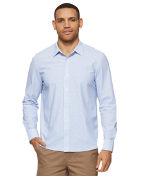 Patton Gingham LS - Light Blue