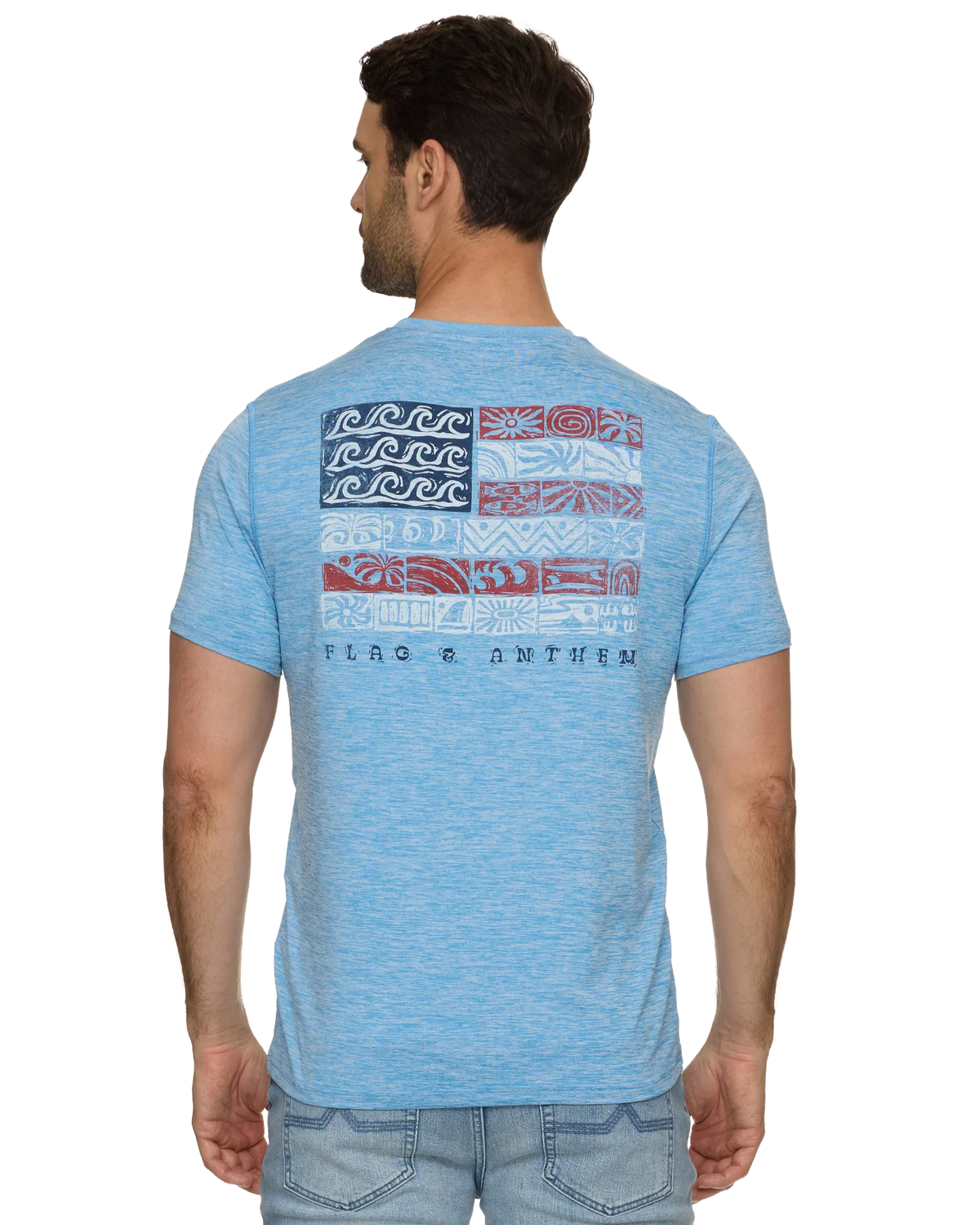 UPF Perf. Tee - Bright Blue