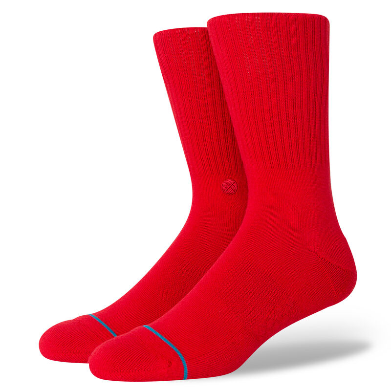 Icone Crew Socks Red - Stance