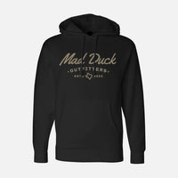 Texas Script Hoodie-Black-Mad Duck Outfitters