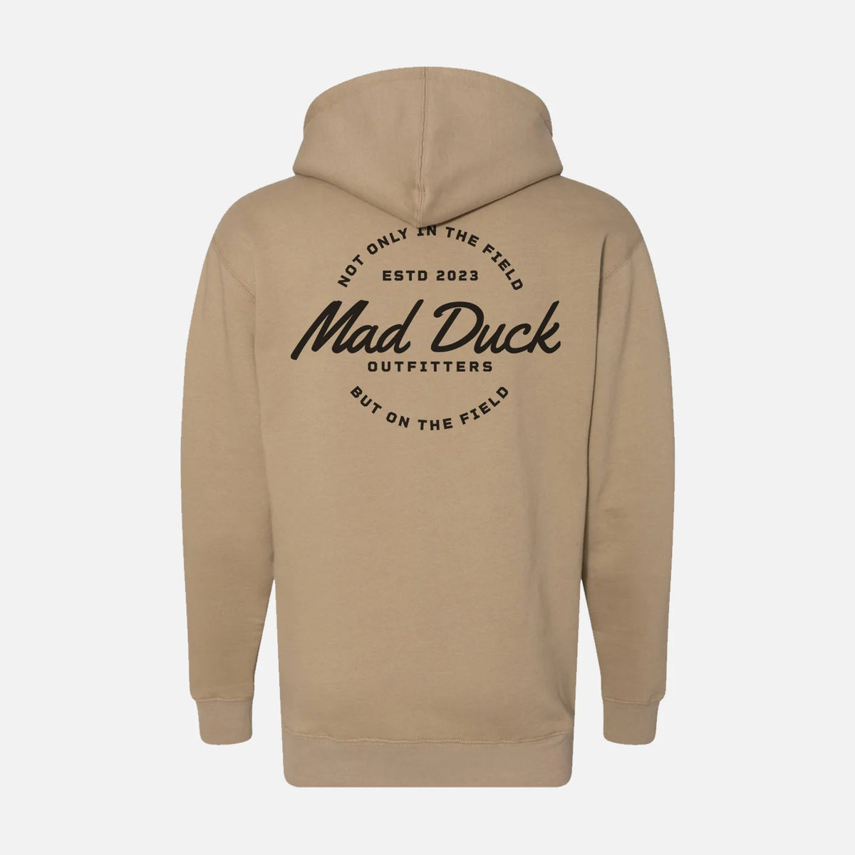 Texas Script Hoodie-Sand-Mad Duck Outfitters