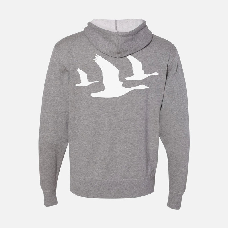 Honkers Hoodie-Grey-Mad Duck Outfitters