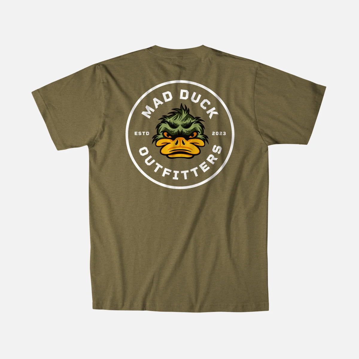 Mad Duck Tee-Olive-Mad Duck Outfitters