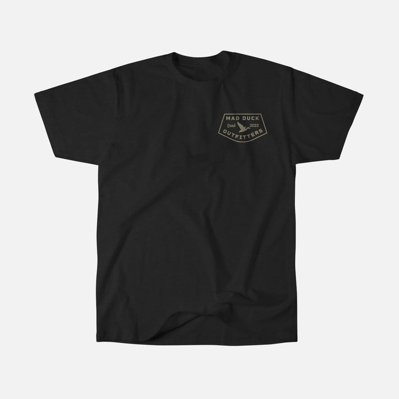 Duck Badge Tee-Olive-Mad Duck Outfitters