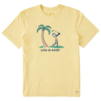 Palm Golf Cruisher Tee- Sandy Yellow- Life Is Good