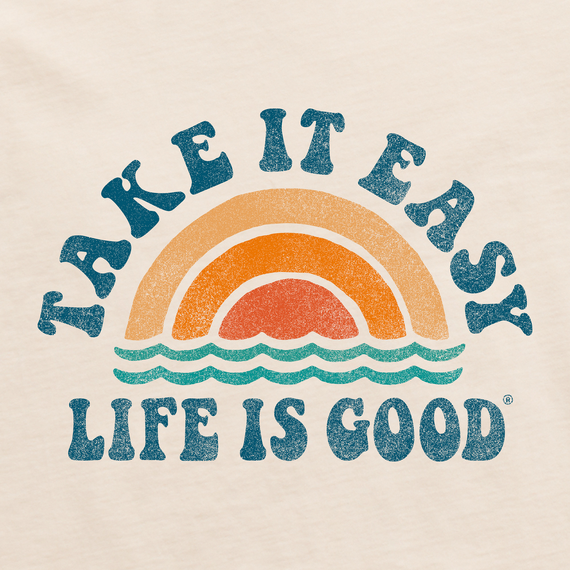 Take It Easy S/S- Cream- Life Is Easy