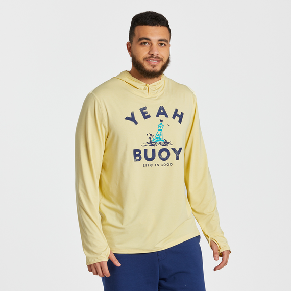 Yeah Buoy LS Active Hooded Tee Life is Good – Cavalier