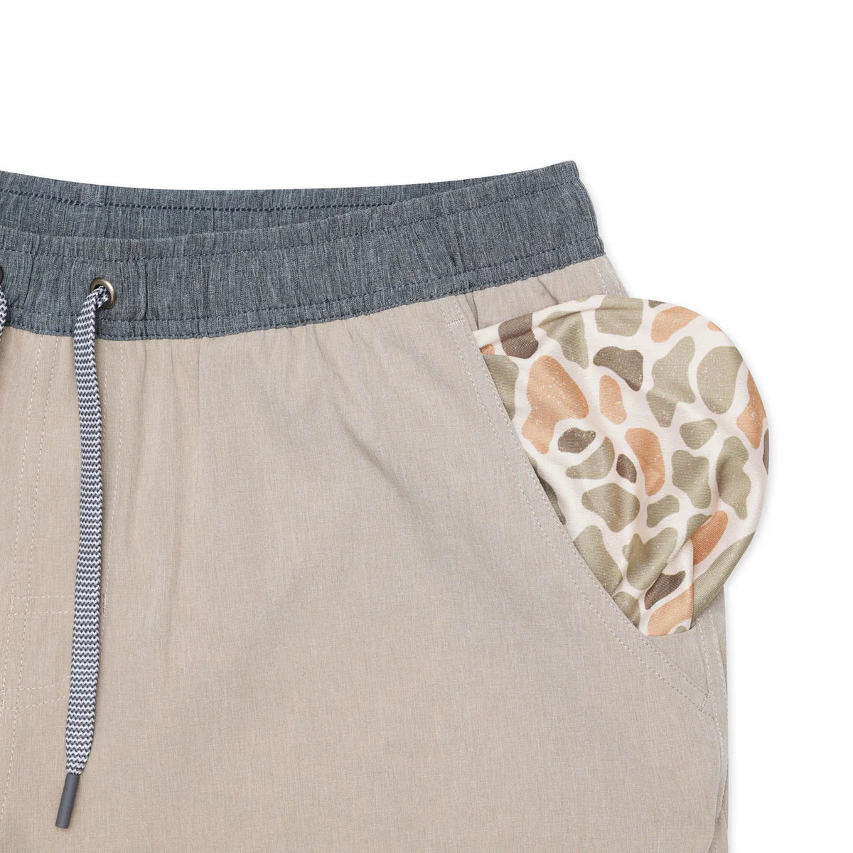 Athletic Short 5.5" - Heather Khaki - Venado Camo