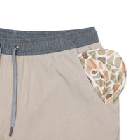 Athletic Short 5.5" - Heather Khaki - Venado Camo