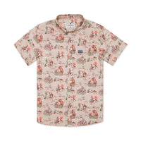 Perf. Button Up - Cowboy Up Khaki