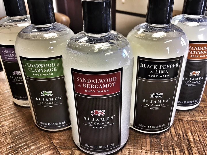 Mandarin & Patchouli Body Wash - St. James of London