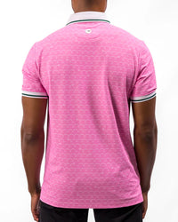 Off The Pond Men's Pique Polo - Azalea Collection