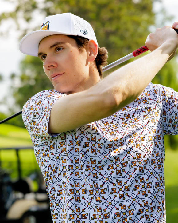Old Fashioned Men's Polo- Waggle Golf