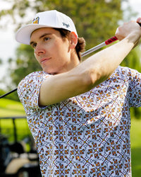 Old Fashioned Men's Polo- Waggle Golf