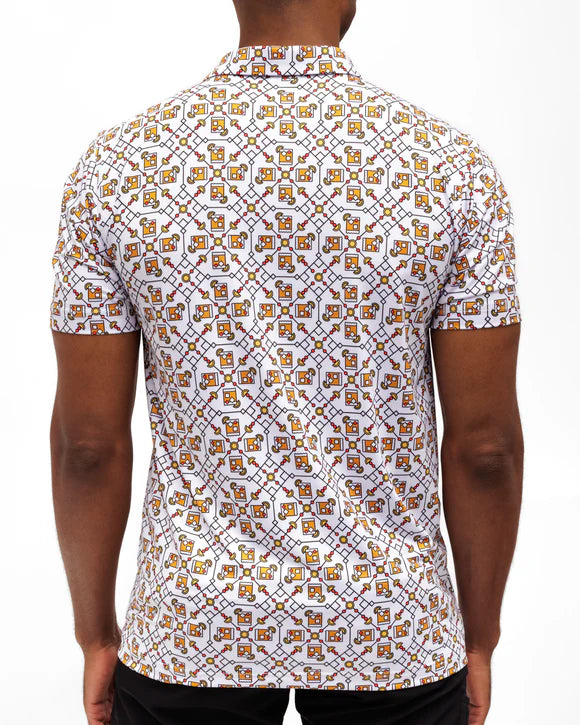 Old Fashioned Men's Polo- Waggle Golf