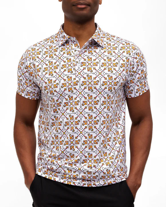 Old Fashioned Men's Polo- Waggle Golf