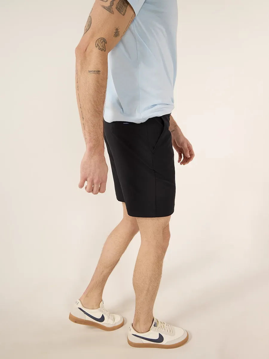 The Midnight Adventure 8' (Everywear Performance Short)-Black- Chubbies