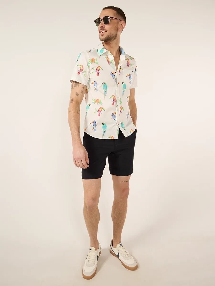 The Midnight Adventure 8' (Everywear Performance Short)-Black- Chubbies