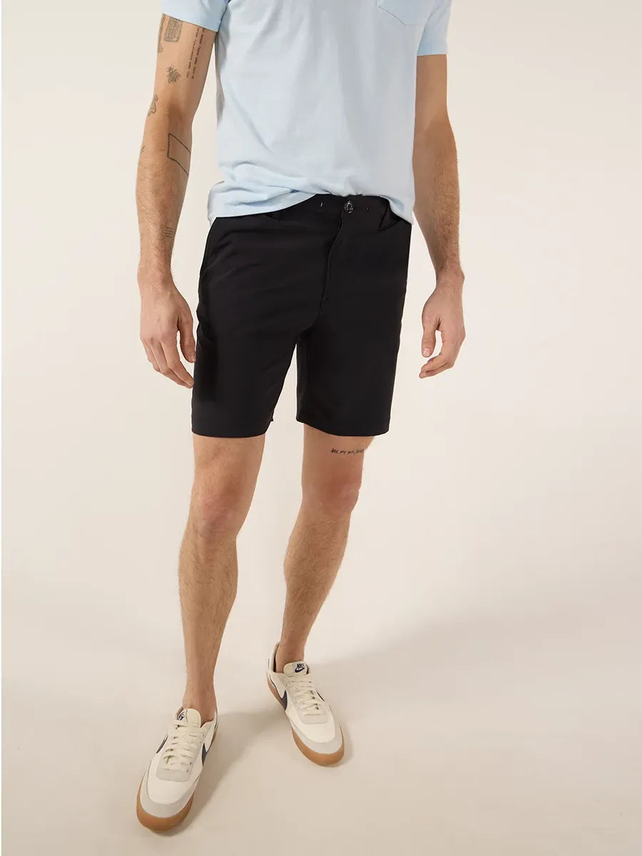 The Midnight Adventure 8' (Everywear Performance Short)-Black- Chubbies