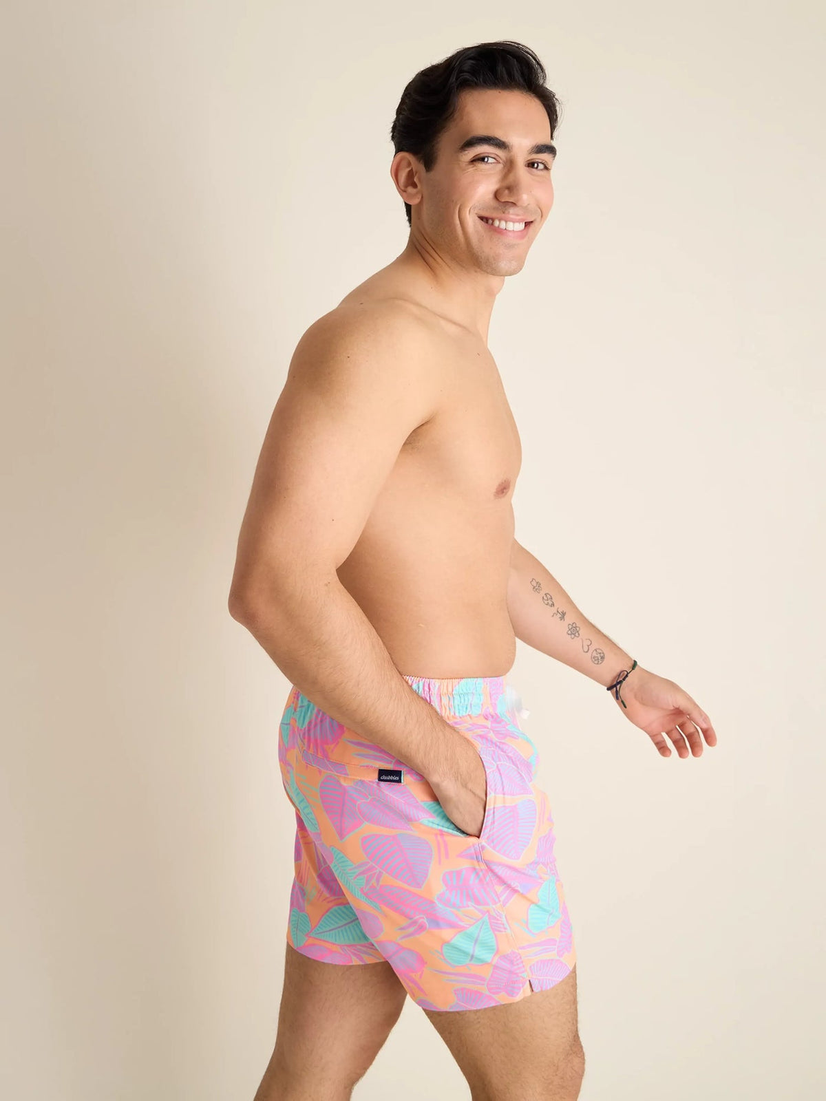Swim Trunk - The Posh Palm 5.5"