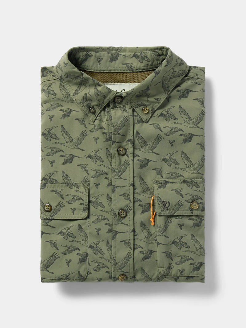 Lightweight Hunting Shirt Long Sleeve-Birds of a Feather- Duck Camp