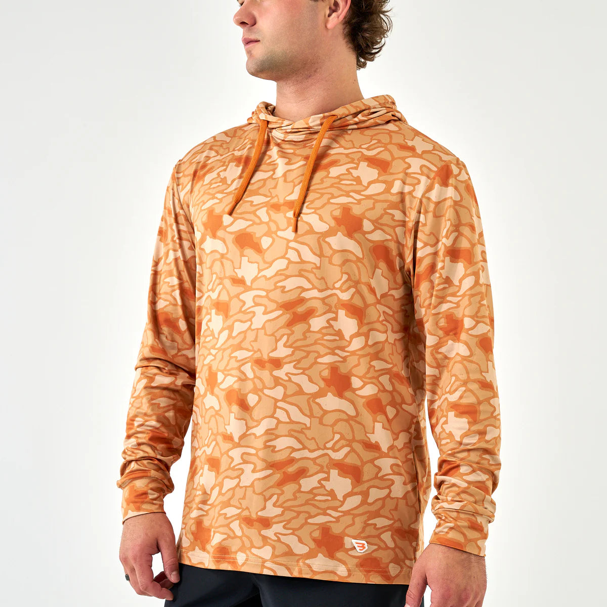 Burlebo - Orange Texas Camo Hoodie