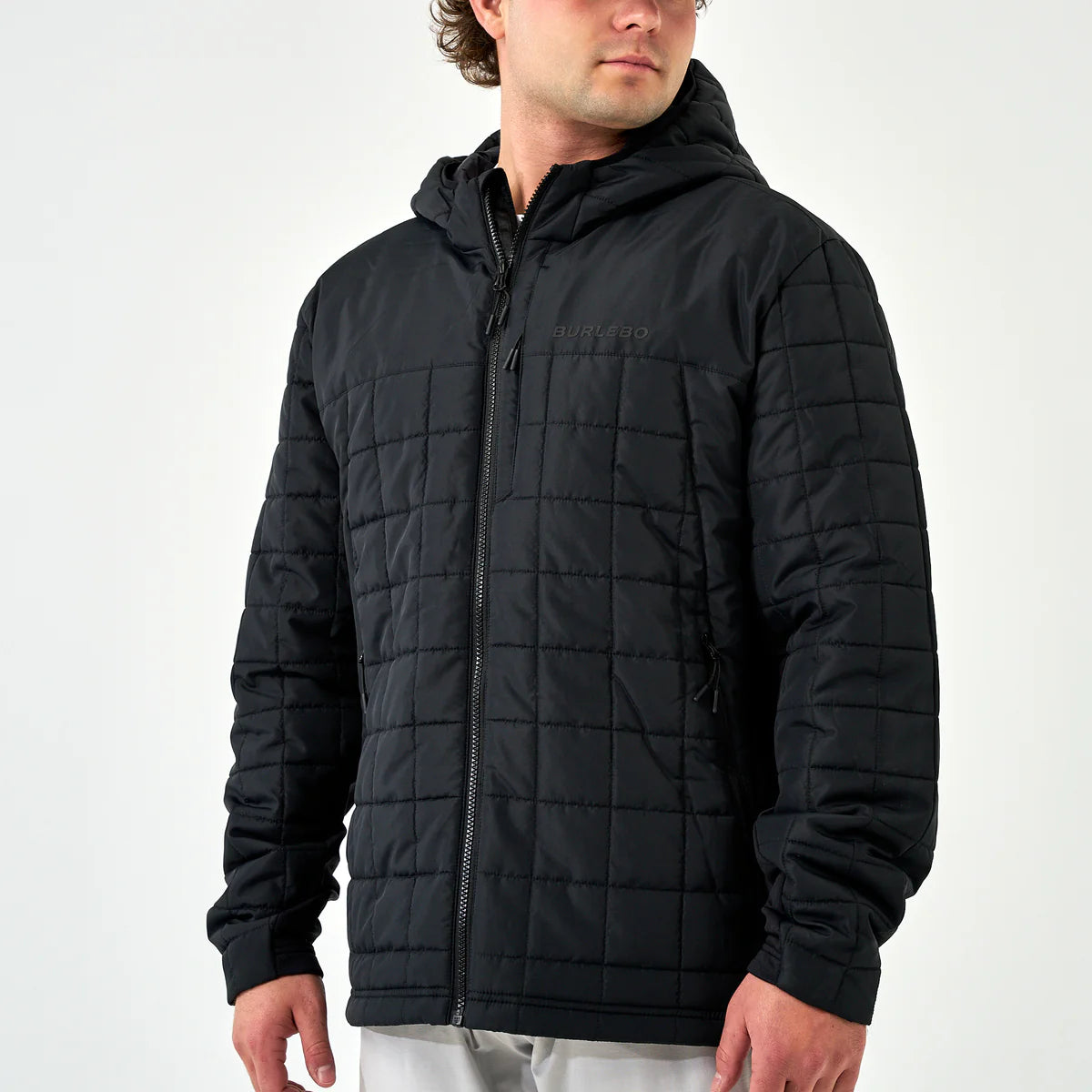 Puffer Jacket - Black - Burlebo