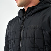 Puffer Jacket - Black - Burlebo