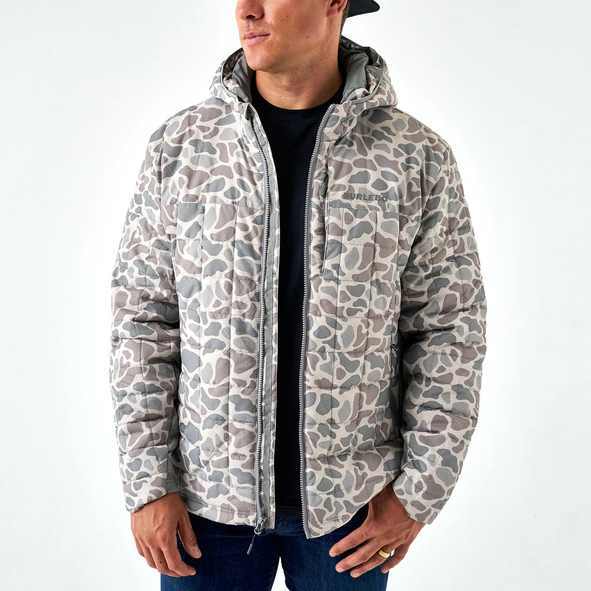 Puffer Jacket - Classic Deer Camo - Burlebo