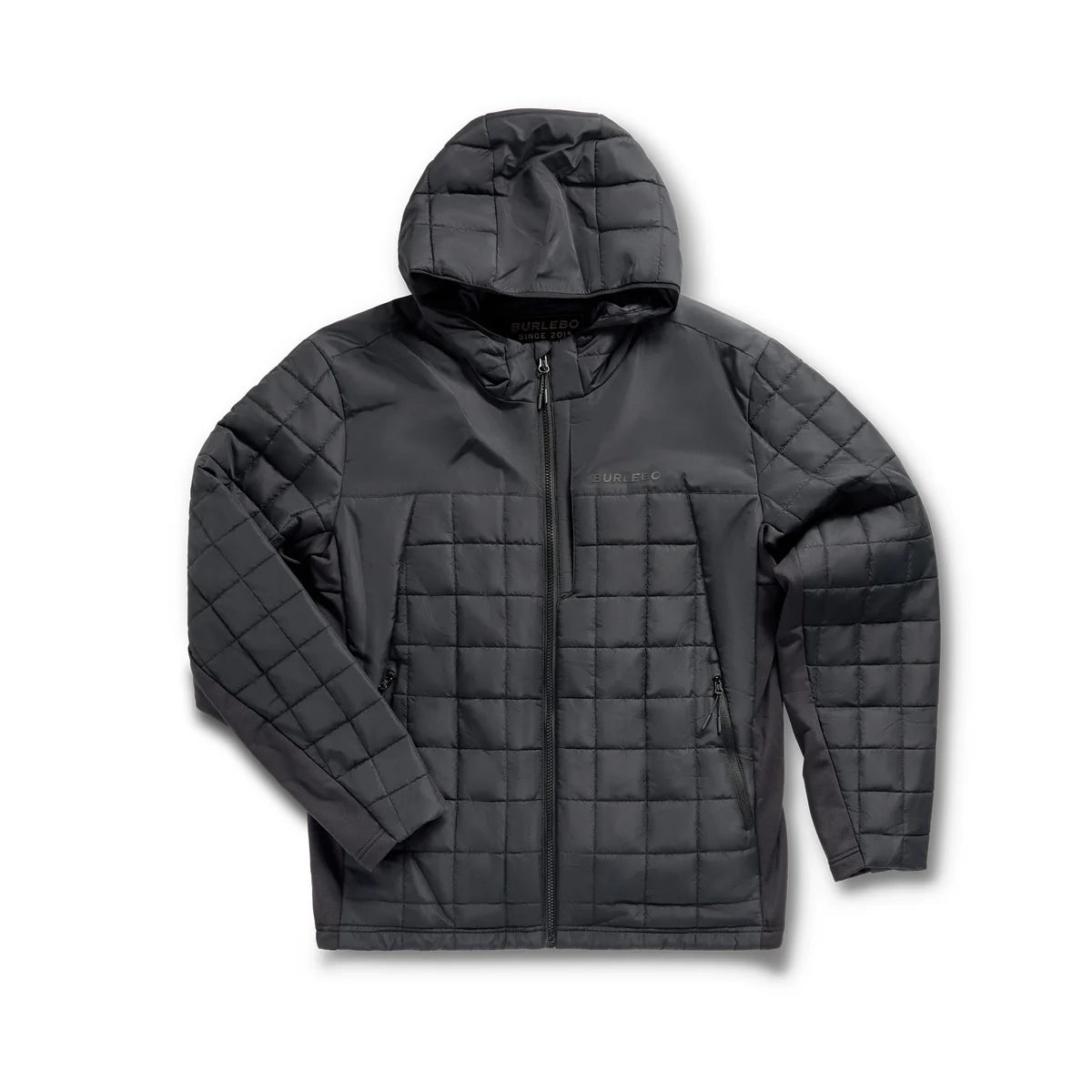 Puffer Jacket - Black - Burlebo