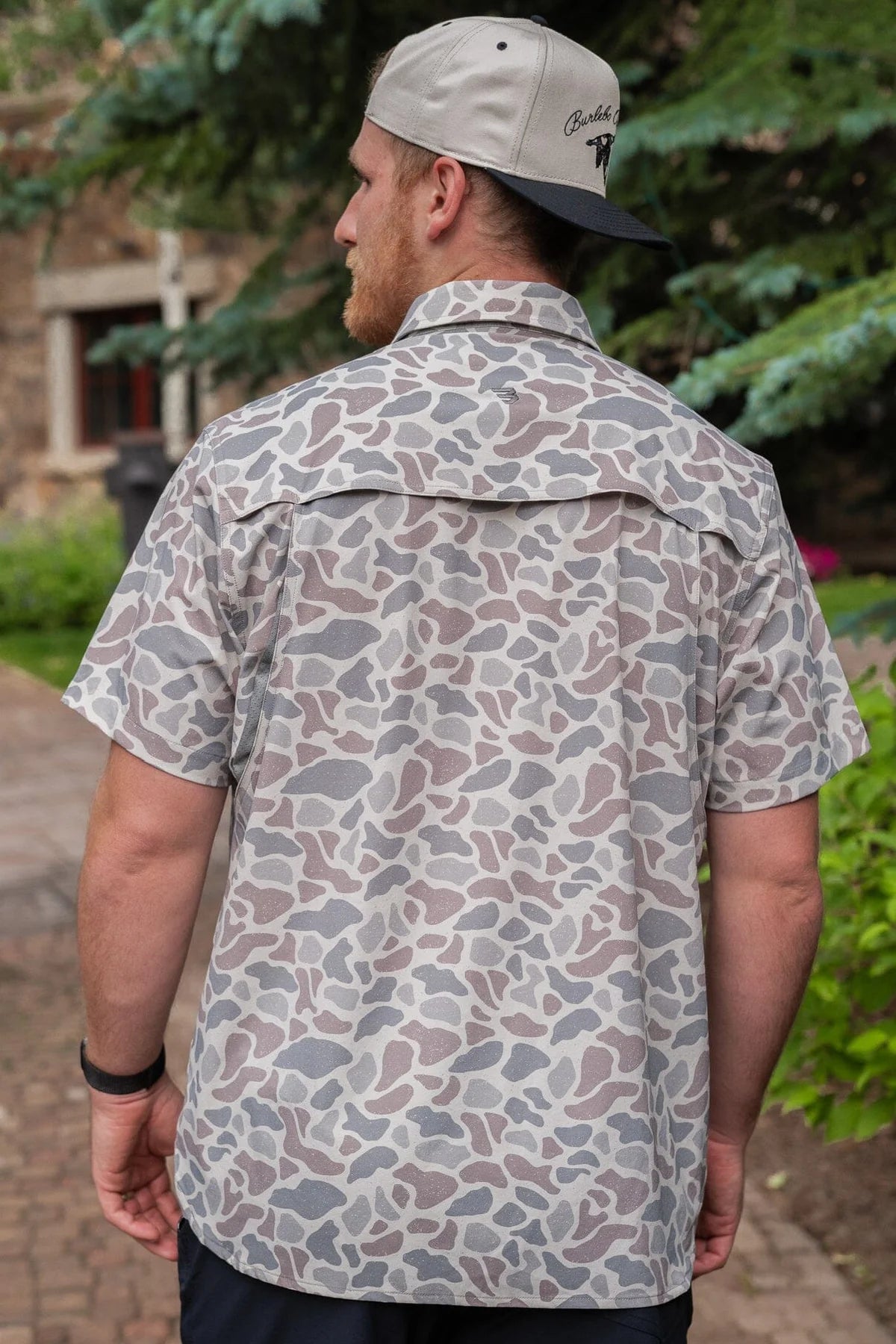 Performance Outdoor Shirt-Classic Deer Camo-Burlebo