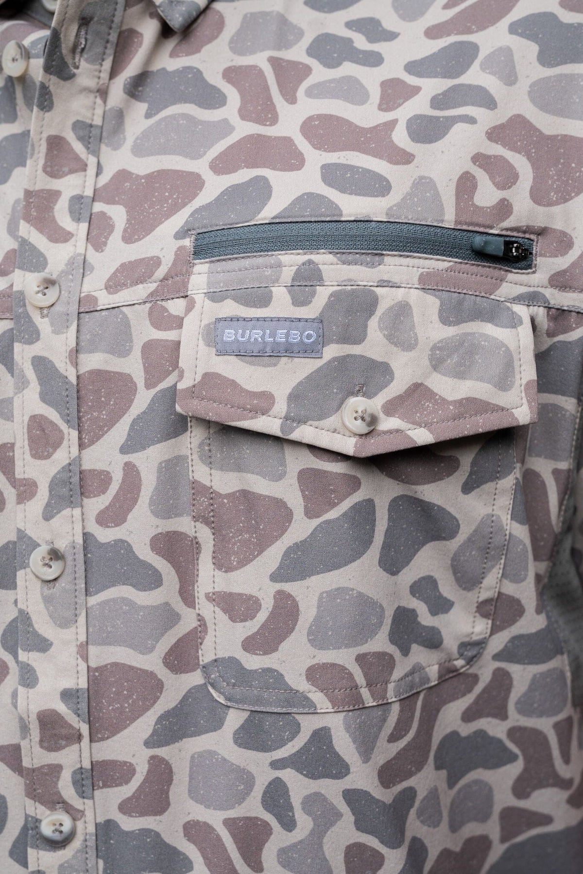 Performance Outdoor Shirt-Classic Deer Camo-Burlebo