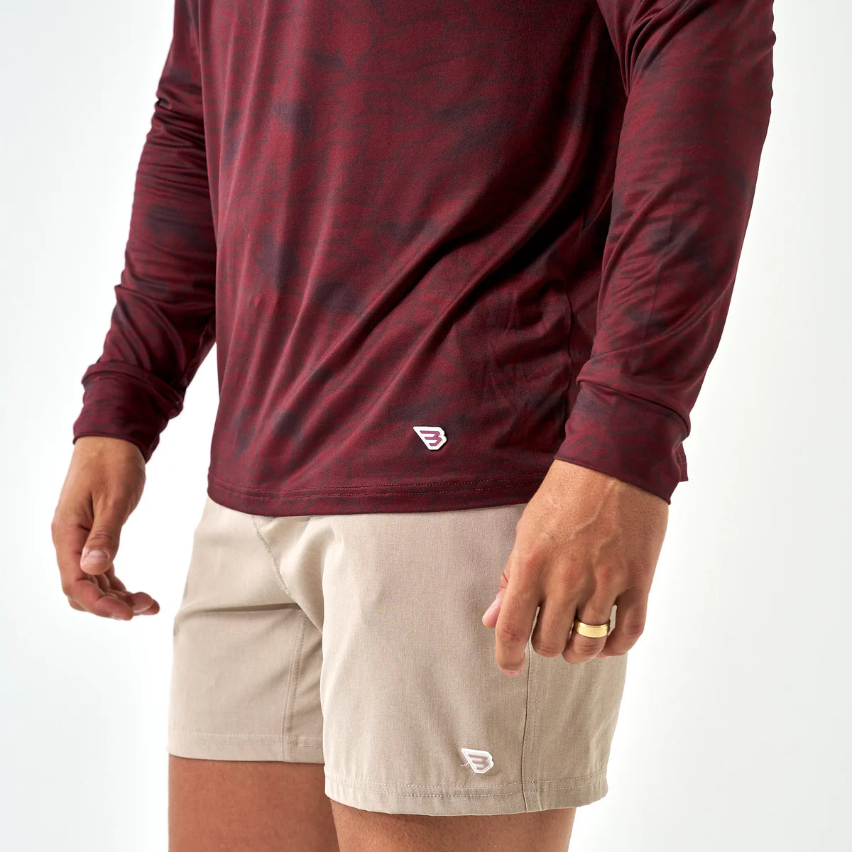 Perf Hoodie- Maroon Texas Camo