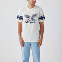 Riggins Crew Tee White- Seager