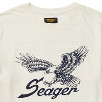 Riggins Crew Tee White- Seager