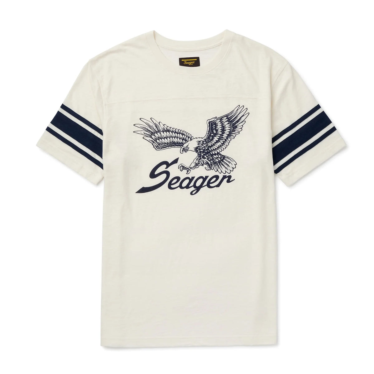 Riggins Crew Tee White- Seager
